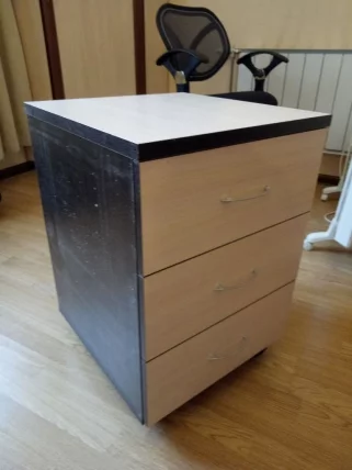 Тумба подкатная Р.Т-3 венге/дуб молочный_3