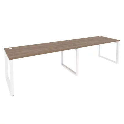 Рабочая станция на О-образном м/к ОНИКС О.МО-РС-2.4.8 Дуб Аризона/Белый / ONIX O.MO-RS-2.4.8_0