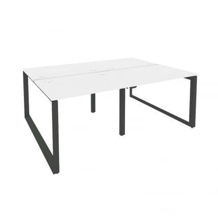 Рабочая станция на О-образном м/к ОНИКС О.МО-Д.РС-4.1.7 Белый Бриллиант/Антрацит / ONIX O.MO-D.RS-4.1.7_0