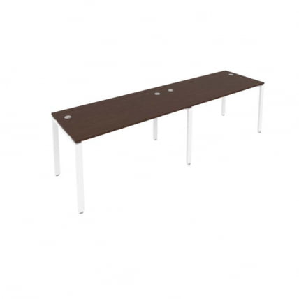 Рабочая станция на 2 раб.места Метал Сйстем Б.СМ-2.3 Венге/Белый / Metal System_0