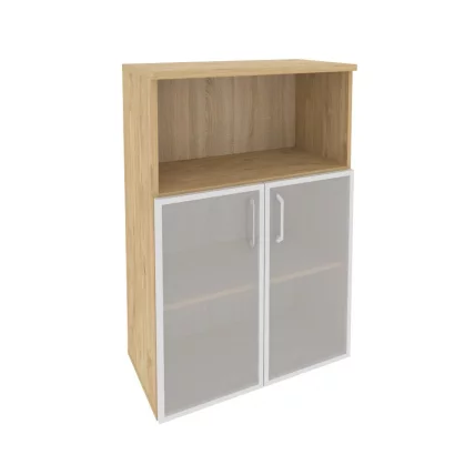 Шкаф средний широкий ОНИКС О.СТ-2.2Р Тиквуд Светлый / ONIX O.ST-2.2R_0