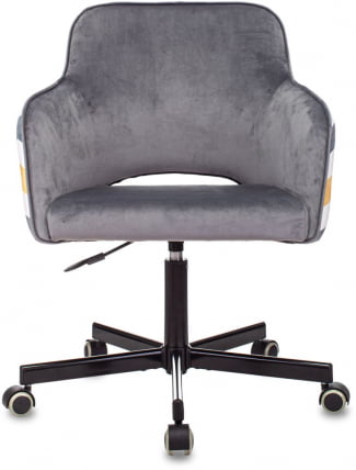 Кресло для оператора Бюрократ CХ-380М Серая жемчужина Италиа 26 зигзаг / CH-380M Italia_1