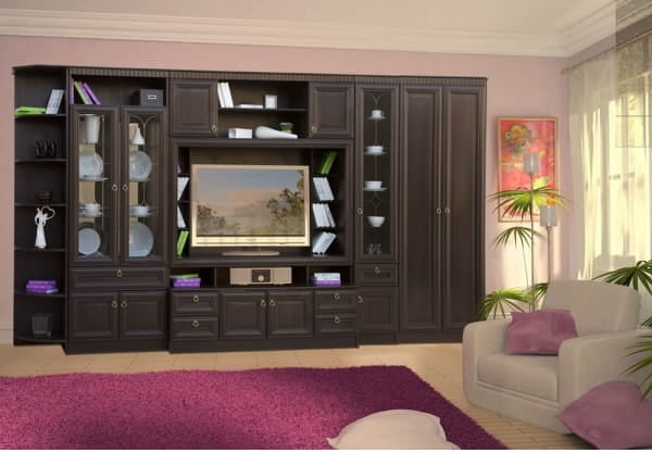 Шкаф для посуды Инна 612 Денвер темный_4