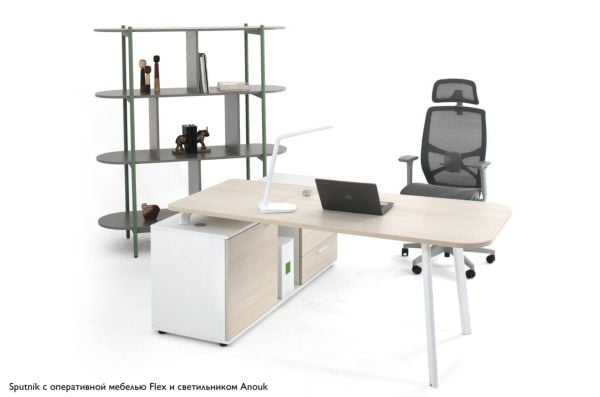 Кресло рабочее Т198686 СПУТНИК/А СЕРЫЙ/СЕРЫЙ / SPUTNIK/A_8