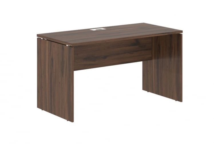 Стол письменный ЕДИС ЕДСТ 1367 Дуб Денвер темный Белый / EDIS EDST_0