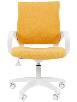 Детское кресло CХАИРМАН ТИН (КИДС) 103 белый пластик БАРНИ (БАРНИ) Лимон / CHAIRMAN (KIDS) (BARNI)_1