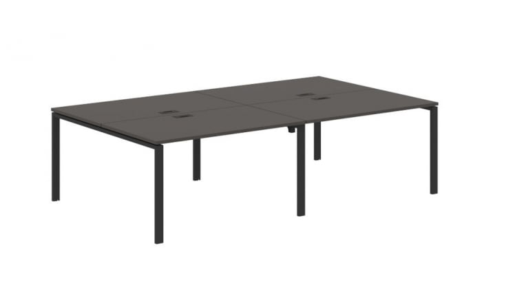 Бенч-система 4-местная ЕДИС ЕУВСТ 2716 Мокко Черный / EDIS EUWST_0