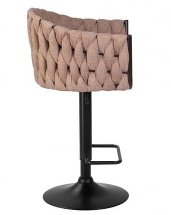 Стул барный ДОБРИН ЛЕОН (коричневая ткань (ЛАР 275-3)) 2 шт / DOBRIN LEON (LAR_3
