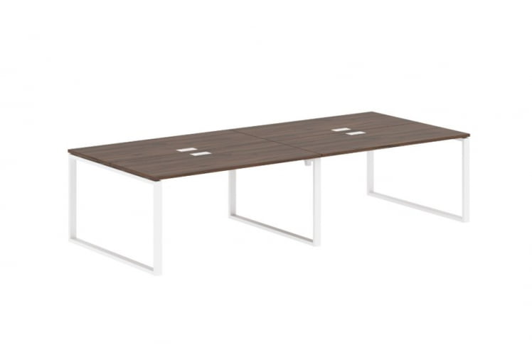 Бенч-система ЕДИС ЕКВСТ 3113 Дуб Денвер темный Белый / EDIS EQWST_0