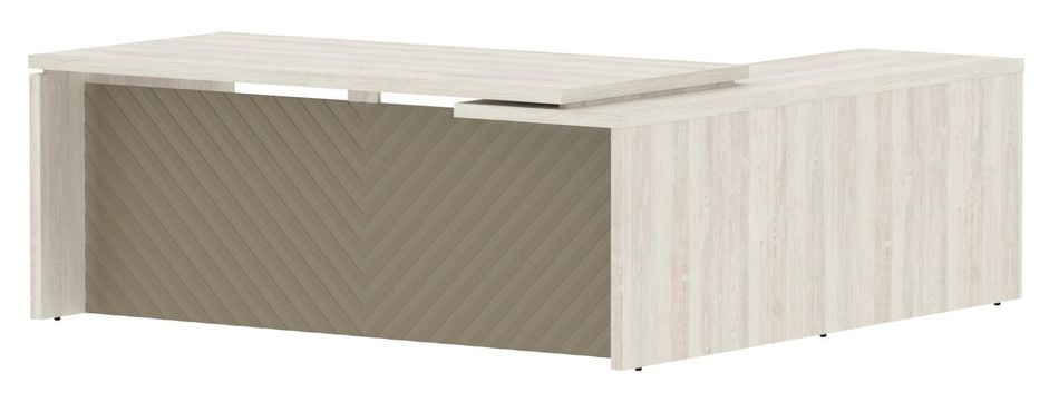 Стол руководителя левый Торр ЛУКС ТЛCТ 2020 Л Сосна Эдмонд Капучино / Torr LUX TLCT L_0