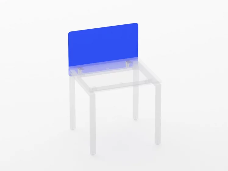 Экран (пластик) Дека 8.14.08 Синий-1883 (без крепления) / Deka_1