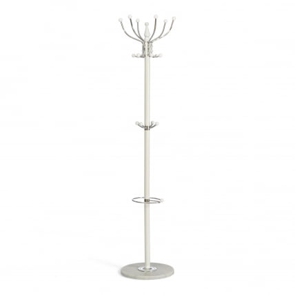 Вешалка Бара (мод. ГХ-8606) металл/хром/мрамор, 37 кс 37 кс 175 см, Вхите (Белый) / Вхите (Белый) / Bara (mod. GH-8606) x x White White_0