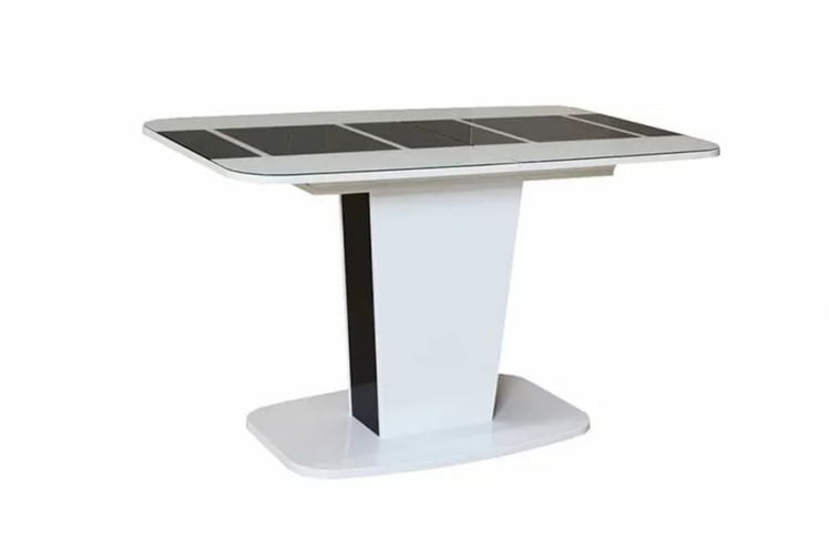 Стол раскладной Домино Белый Черный_1