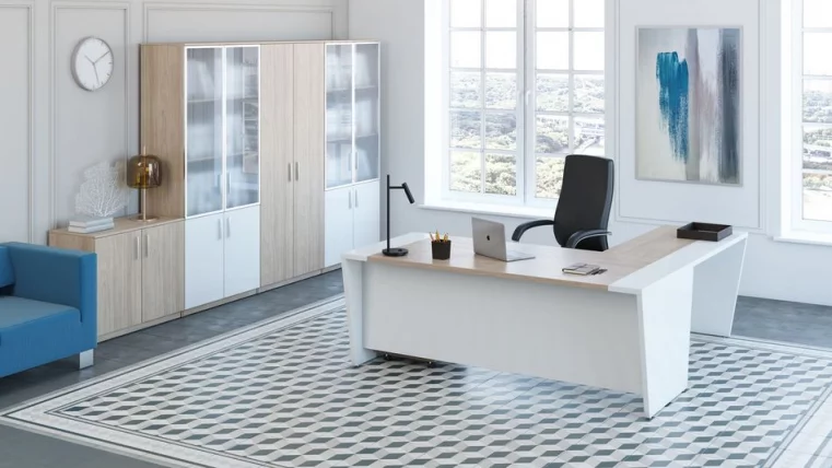 Тумба подкатная с 3 ящиками, глянец АСТИ АСТ33931321 Вяз Белый / ASTI AST33931321_1