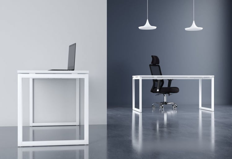 Стол руководителя КСТЕН-К КСКЕТ 189 Белый Алюминий / XTEN-Q XQET_1