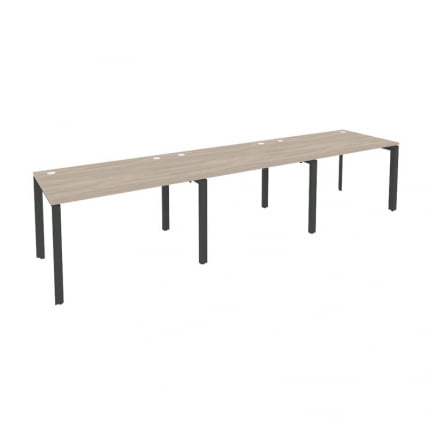 Рабочая станция на П-образном м/к ОНИКС О.МП-РС-3.2.8 Дуб Аттик/Антрацит / ONIX O.MP-RS-3.2.8_0