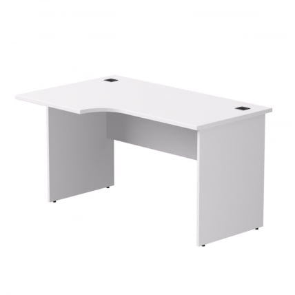 Стол эргономичный с опорами ЛДСП Еверпроф ЕВО 254С013 (левый) Белый / Everprof EVO 254S013_0