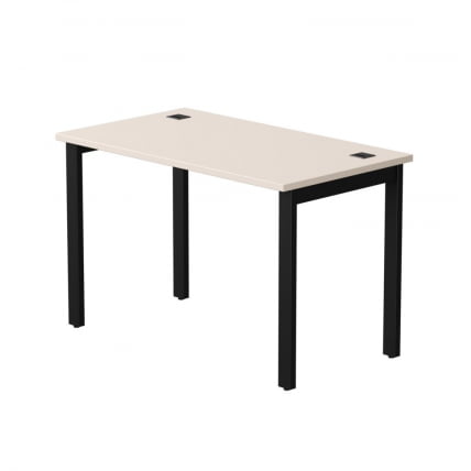 Стол прямой на металлокаркасе, опоры 90 гр Еверпроф ЕВО 254С006 Кашемир Черный / Everprof EVO 254S006_0