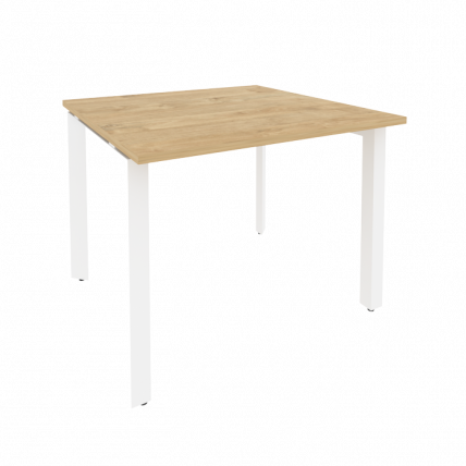 Стол переговорный (1 столешница) ОНИКС О.МП-ПРГ-1.1 Тиквуд Светлый/Белый / ONIX O.MP-PRG-1.1_0