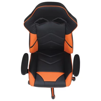 Кресло компьютерное БРАБИКС Сторм ГМ-006 Черное/оранжевое / BRABIX Storm GM-006_6