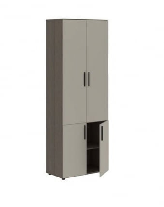 Шкаф с глухими средними и малыми дверьми ВЕЛИОН ВХCС 80.3 Аметист Дуб Сильвер / VELION VHCS_1