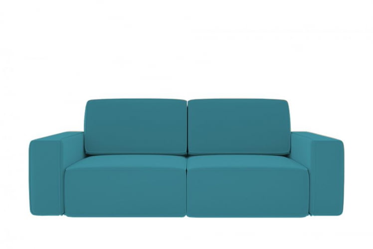 Диван прямой Сунндал (Берхоусе) Цвет фасада: Азур велюр; Тип: Прямой; Материал фасада: Металл/Велюр / (Berhouse)_0