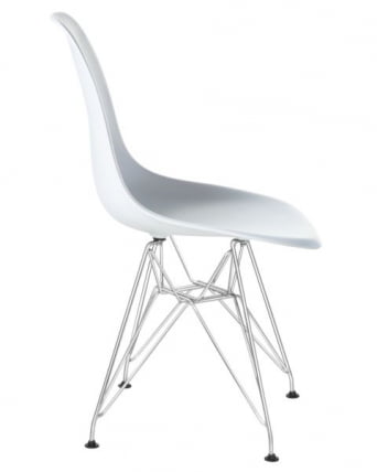 Стул обеденный ДОБРИН ДСР (ножки хром, цвет белый (В-02)) 4 шт / DOBRIN DSR (W-02))_3