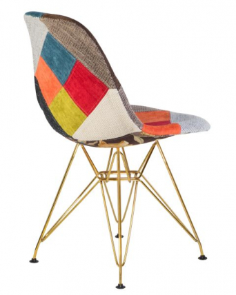 Стул обеденный ДОБРИН ДСР (ножки золотые, цвет мозайка) 4 шт / DOBRIN DSR_5