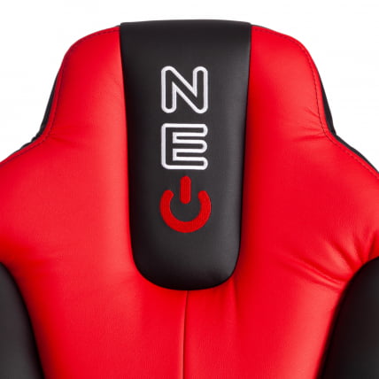 Кресло НЕО 2 (22) экокожа Черный/красный 36-6/36-161 / NEO_7
