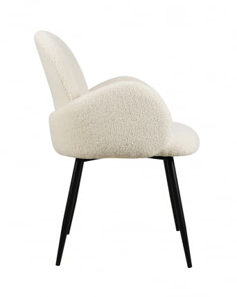 Стул Ваве букле Белый / Wave_2