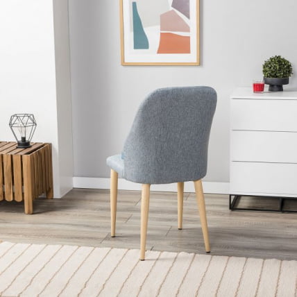 Стул Ален св.серый/нат.дуб / Alen_8