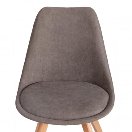 Стул ТУЛИП СОФТ (мод. 053В) дерево/пластик/ткань, 49,5 кс 54,5 кс 84 см, Серый (Грей) ЛЙ1701-26 / TULIP SOFT (mod. 053V) x x (Grey) LY1701-26_5