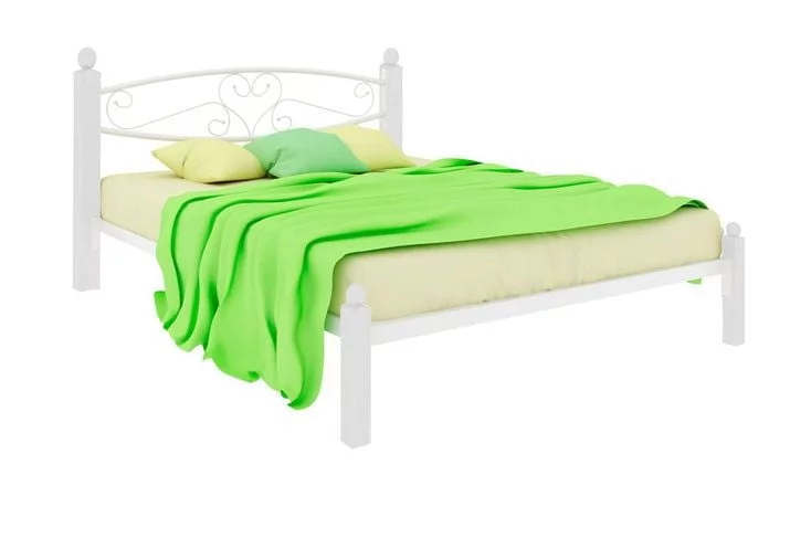 Кровать Каролина Лукс 1200х1900 Белая / Lux_0