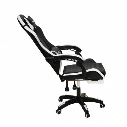 Кресло 892-1 цвет черный/белый с массажем 892-1-блаcк-вхите-масс / 892-1-black-white-mass_5