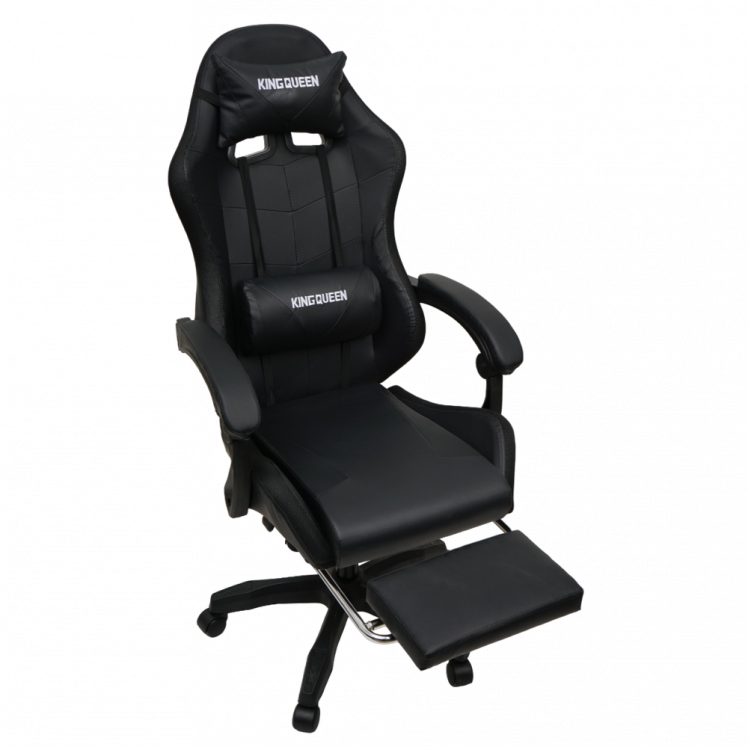 Кресло 908 КИНГКУЕЕН цвет черный с массажем и подсветкой 908-блаcк-масс / KINGQUEEN 908-black-mass_5