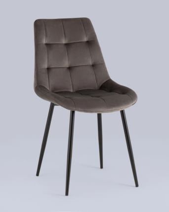 Стул Флекс Нев велюр антрацитовый 2 шт. / New_8