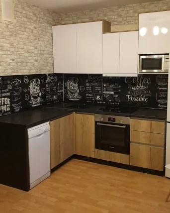 Глянцевый фартук (КОМПОЗИТ) КМ 33 / KM_12