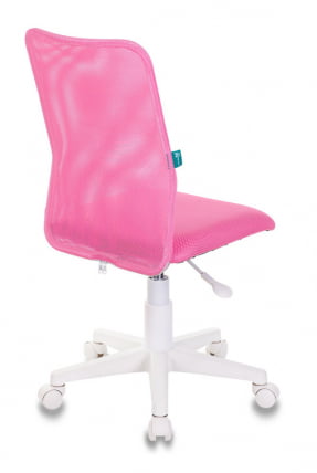 Кресло детское Бюрократ КД-9 (пластик белый) Розовый / KD-9_3