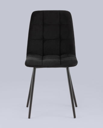 Стул Оливер велюр Черный / Oliver_2