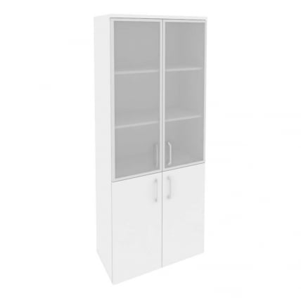 Шкаф высокий широкий ОНИКС О.СТ-1.2Р Белый Бриллиант / ONIX O.ST-1.2R_0