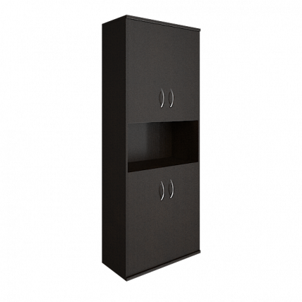 Шкаф высокий широкий Рива А.СТ-1.5 Венге Цаво / Riva_0