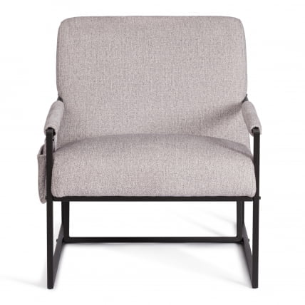 Кресло Чарли ЛУКС/Чарли Люкс велюр/букле, ВТ шапе силвер, 70х80х82 см / Charli LUX/Чарли VT shape silver,_4