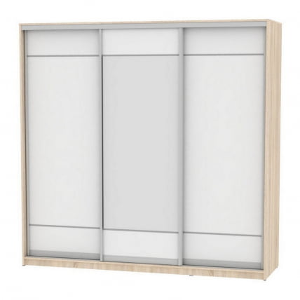 Шкаф-купе Б-230х235х60-1(ДСС-Белый-Д7Д8Д7) / B-230х235х60-1(ДСС-Белый-D7D8D7)_0