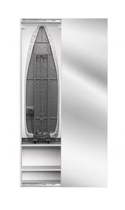 Шкаф со встроенной гладильной доской Ирон Бокс Принт (правый, купе) Венге / Iron Box Print_1