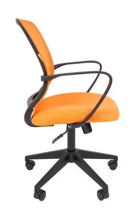 Кресло для оператора Чаирман 698 блаcк ТВ Оранжевое / Chairman black TW_2