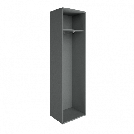 Каркас гардероба А.ГБ-1 Рива А.ГБ-1К Венге/Металлик / Riva_0