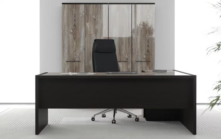 Кабинет руководителя Моррис комплект №2 Дуб Базель/Венге Магия / Morris_0