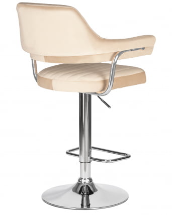 Стул барный ДОБРИН CХАРЛЙ Бежевый велюр МДЖ9-10 / DOBRIN CHARLY MJ9-10_3