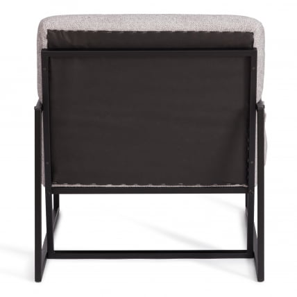 Кресло Чарли ЛУКС/Чарли Люкс велюр/букле, ВТ шапе силвер, 70х80х82 см / Charli LUX/Чарли VT shape silver,_3