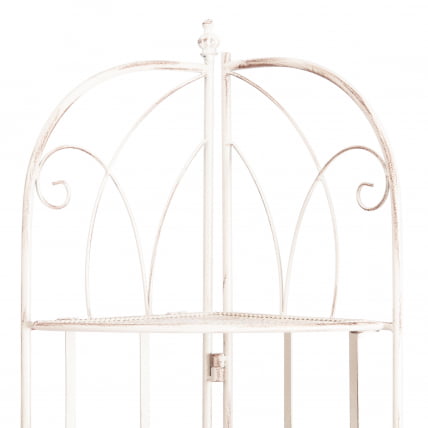 Этажерка угловая Сеcрет Де Маисон Николе (ПЛ08-10338) стальной сплав, античный белый, 48х33х159 см / Secret De Maison Nicole (PL08-10338)_3